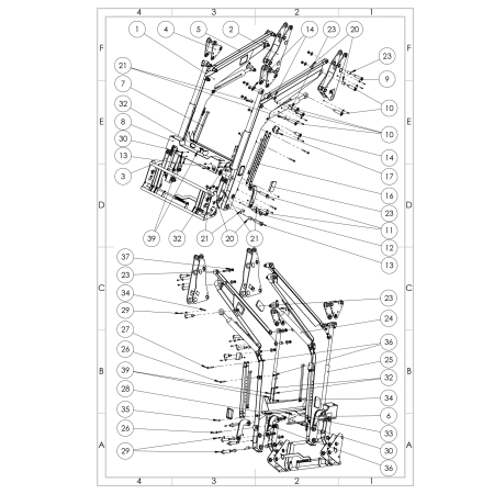 Części do Ładowacza czołowego Metal-Technik MTS-1600